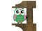 12 22mm Green Wooden Owl Beads Wood Animal Beads Cute Bird Beads